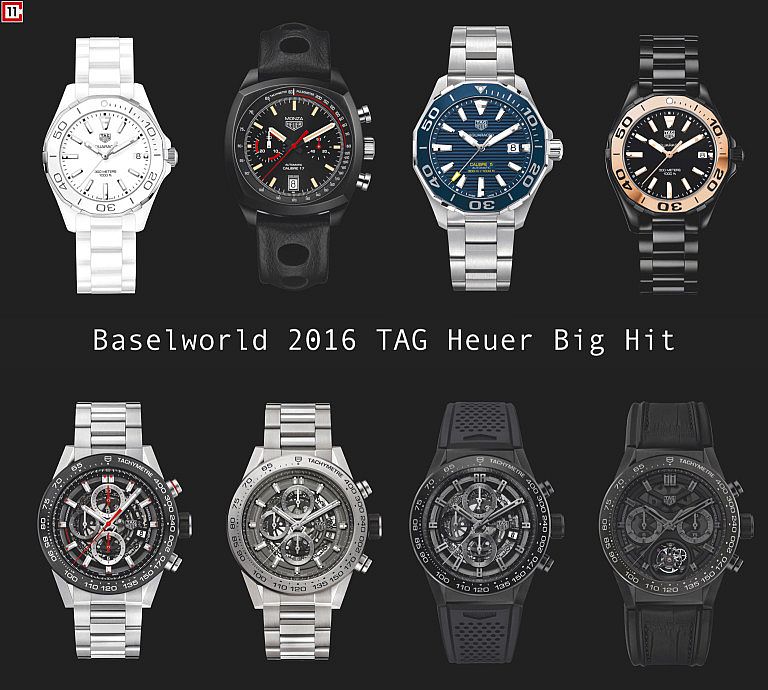 Detailed Review With The  2016 New Tag heuer Replica Watches
