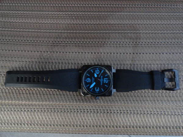 Bell & Ross Replica Magic Carbon Blue Watch Hands On