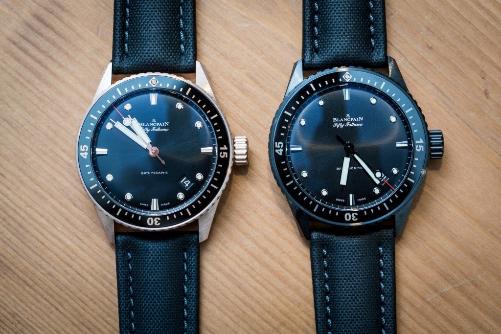 Full Review With The Casual Mix Elegant Blancpain Fifty Fathom Bathyscaphe Replica Watch