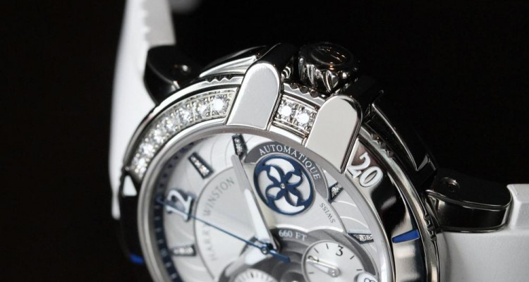 Take A Look At The Harry Winston Ocean Sport Ladies’ Watch Replica with White Dial