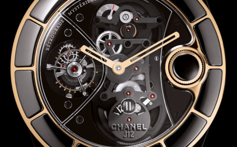 Swiss Movement Replica Watches Recalling A Modern Exotic: Chanel J12 R??trograde Myst??rieuse Tourbillon Watch